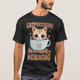 Camiseta Catpuccino para un gato perfecto para el café matu