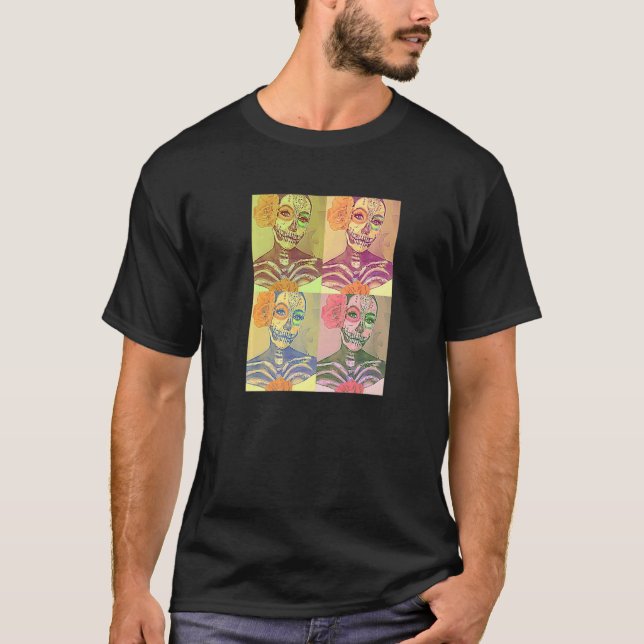Camiseta Catrina Vintage (Anverso)
