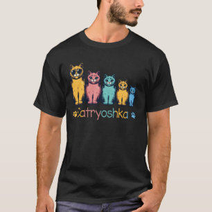 Camiseta Catryoshka Cute Cats Matryoshka Rue Nesting Do