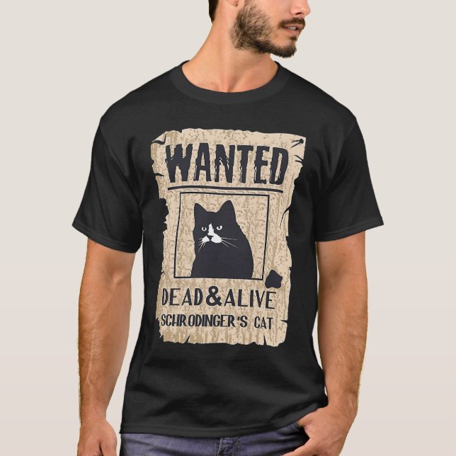 Camiseta Cats   And Alive Schrodinger's Cat (Anverso)