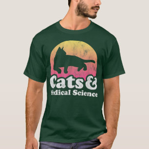 Camiseta Cats and Medical Science Men's or Women's Cat 201