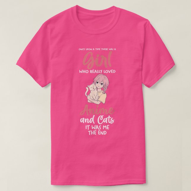 Camiseta Cats Anime (Diseño del anverso)