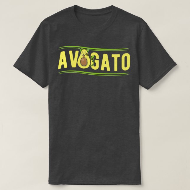 Camiseta Cats Cat Avocado Lover Avogato Birthday Gift (Diseño del anverso)