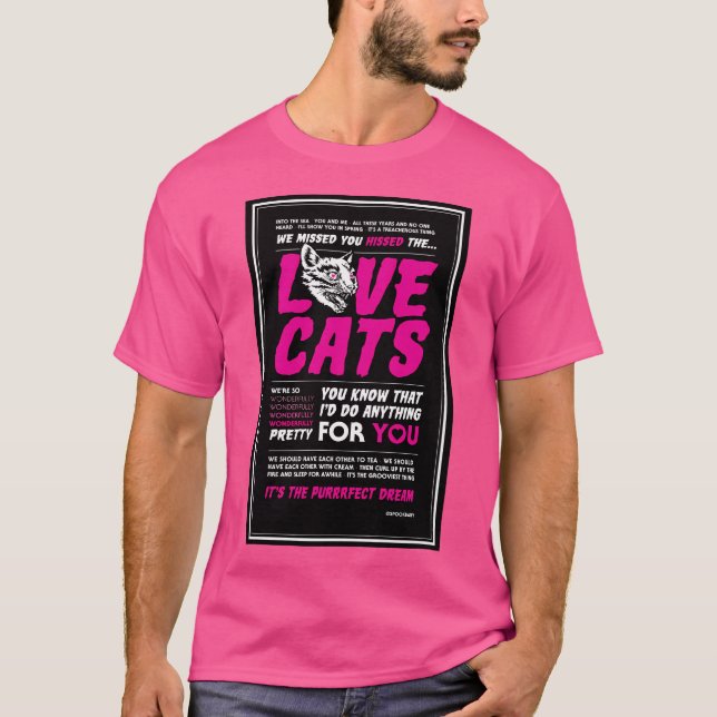 Camiseta Cats de amor (Anverso)