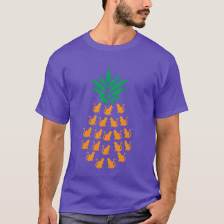 Camiseta Cats de piña divertidos