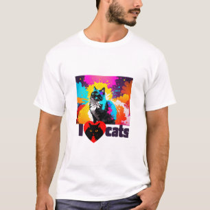 Camiseta Cats del corazón