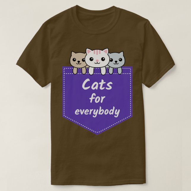 Camiseta Cats For Everybody (Diseño del anverso)
