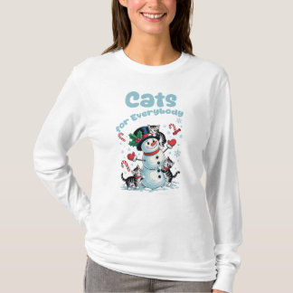 Camiseta Cats for Everybody Christmas