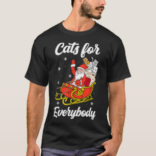 Camiseta Cats For Everybody Christmas Gift Men Women Kids X