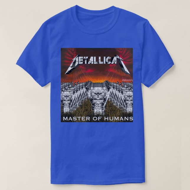 CAMISETA CATS MASTER DE HUMANOS (Diseño del anverso)