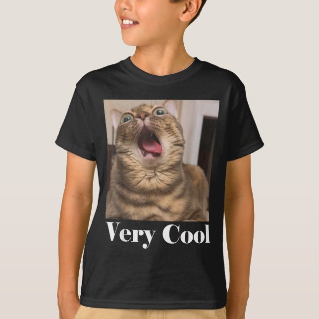 Camiseta Cats Meme Graphic Silly Cat Humor Funny Cat Very C (Anverso)