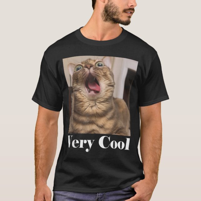 Camiseta Cats Meme Graphic Silly Cat Humor Funny Cat Very C (Anverso)