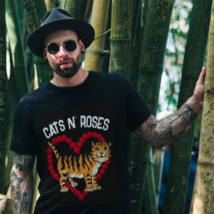 Camiseta CATS N' ROSES GINGER Cat T-Shirts
