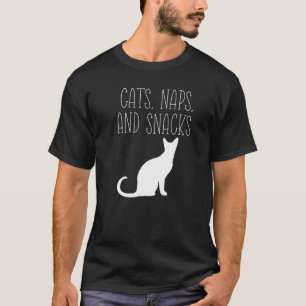 Camiseta Cats Naps And Snacks Kitty Yoga Idea
