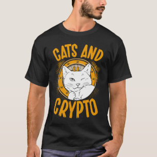Camiseta Cats Y Crypto Cryptocurrency Blockchain Trader F