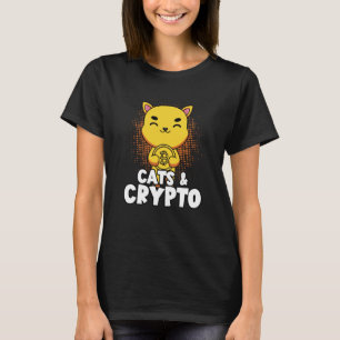 Camiseta Cats Y Crypto Cryptocurrency Blockchain Trader F