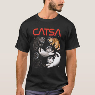 Camiseta CATSA Gato Astronauta Universo Espacio Amante Gati