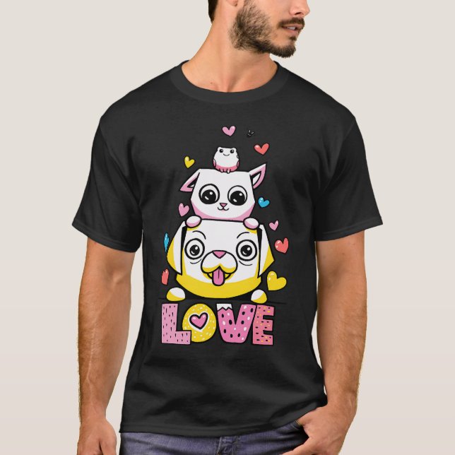 Camiseta Catsoki Valentine Amor especial (Anverso)