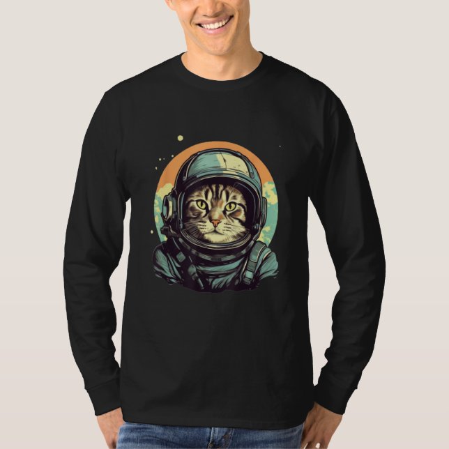 Camiseta Catstronaut- Cat Sarcastic Novelty Funny Sarcastic (Anverso)