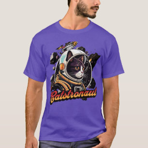 Camiseta Catstronaut Gato Divertido Astronauta Cosmos Astro