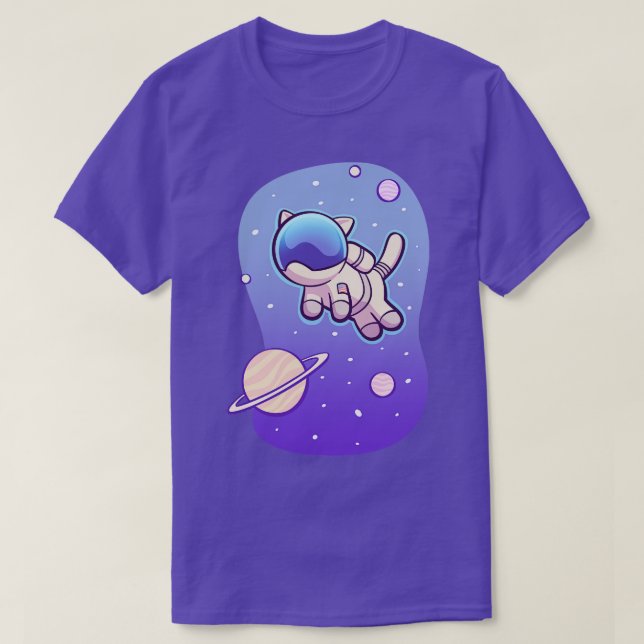 Camiseta Catstronauta El Astronauta Del Gato Desde El Espac (Diseño del anverso)