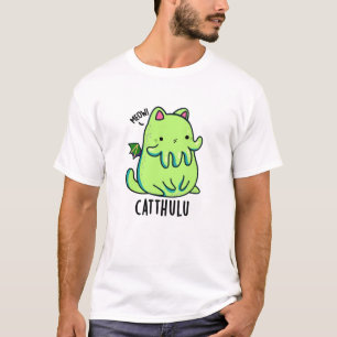Camiseta Catthulu Gracioso Cthulhu Cat Puntee