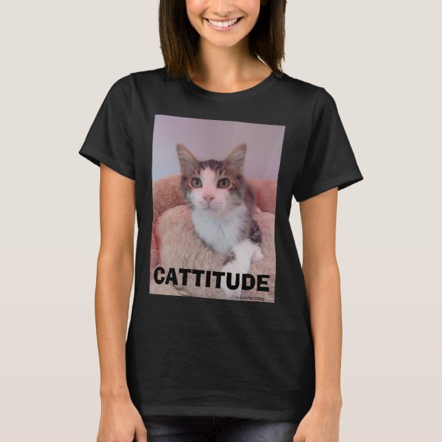 Camiseta CATTITUD Ragdoll Cat GIZMO (Anverso)