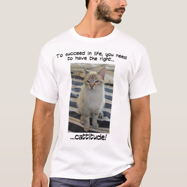 Camiseta Cattitude 2 (Anverso)