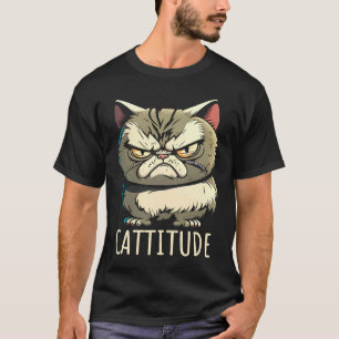Camiseta Cattitude Actitud de Gato Molesto