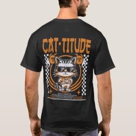 Camiseta Cattitude: Carácter primario de gato definitivo