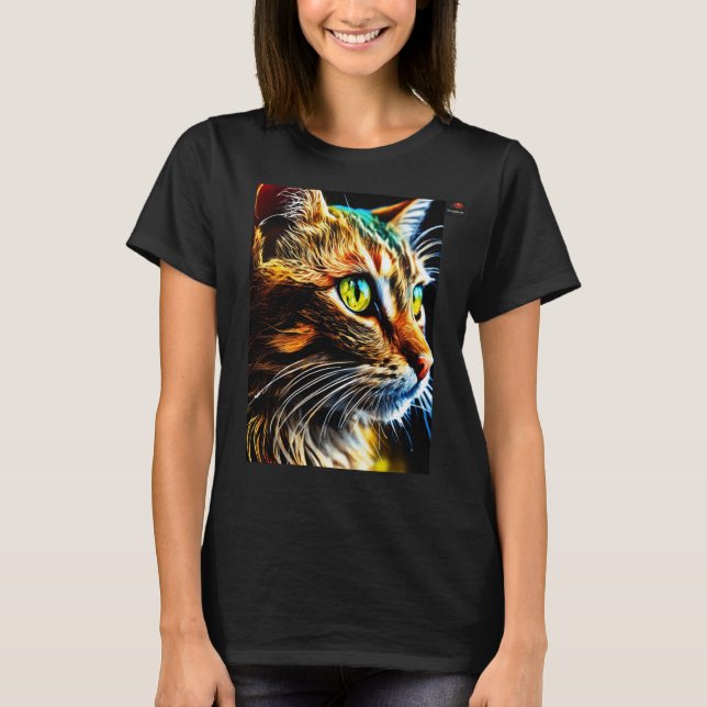 Camiseta Cattitude On Point, Stay Pawsitive (Anverso)
