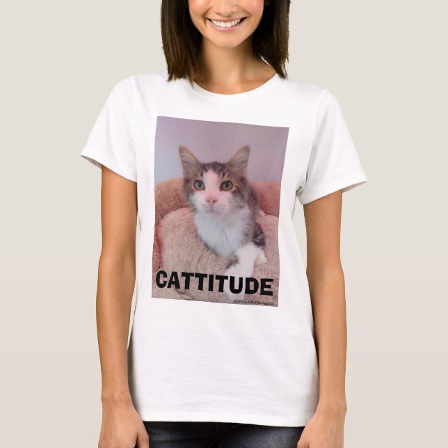 Camiseta CATTITUDE Ragdoll Cat T Shirt (Anverso)