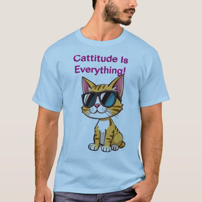 Camiseta ¡Cattitude tee! (Anverso)