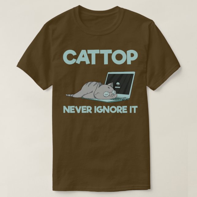 Camiseta Cattop Nunca lo ignores (Diseño del anverso)
