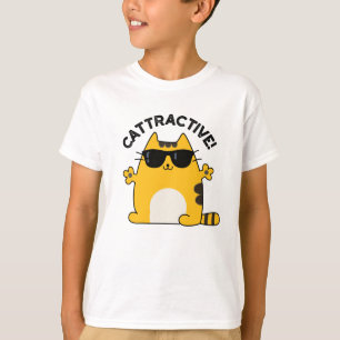 Camiseta Cattractive Funny Atractivo Cat Pun
