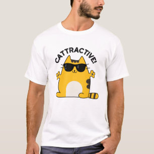 Camiseta Cattractive Funny Atractivo Cat Pun