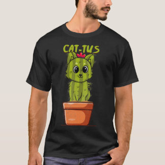 Camiseta CatTus Cat Cactus Gardening Succulent Plant Lover