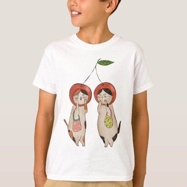 Camiseta Catty Cherries (Anverso)