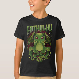 Camiseta Catulhu Kawaii Cat Cthulhu