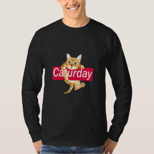 Camiseta Caturday Cute Para Gato Gato Gato Gato Gatito