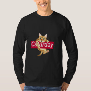 Camiseta Caturday Cute Para Gato Gato Gato Gato Gatito
