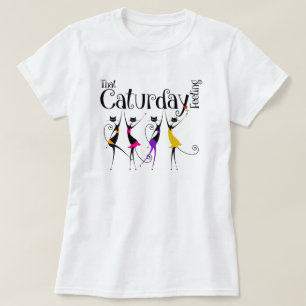 Camiseta Caturday Feeling T-Shirt