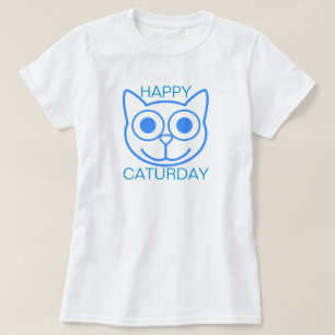 Camiseta Caturday feliz