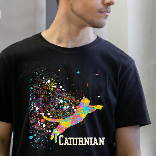 Camiseta "Caturnian" Gato Mamá Papá Animal Amante