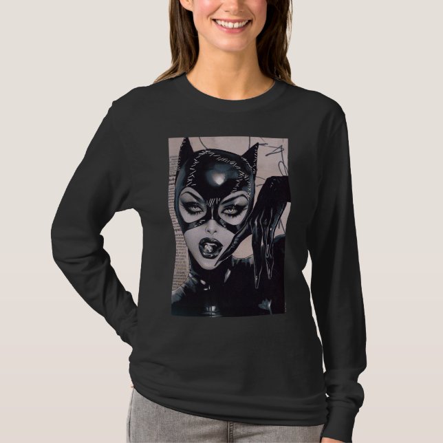 Camiseta Catwoman #50 Sozomaika Cover Illustration (Anverso)