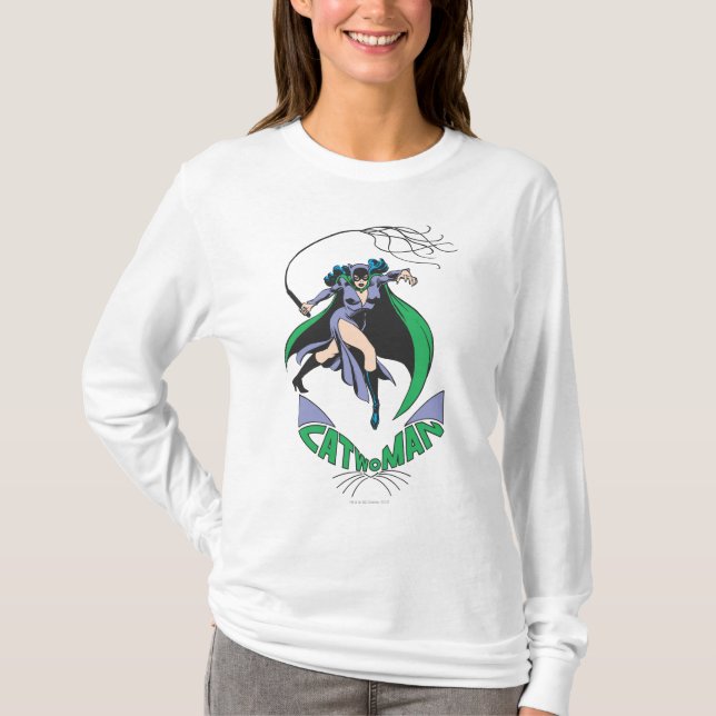Camiseta Catwoman & Logo Green (Anverso)