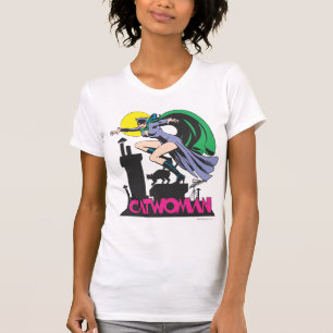 Camiseta Catwoman & Logo Pink