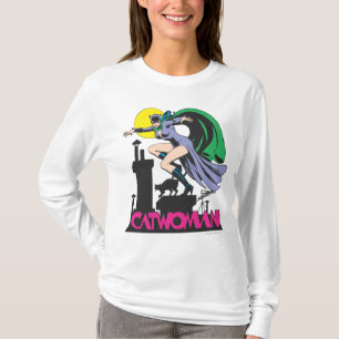 Camiseta Catwoman & Logo Pink