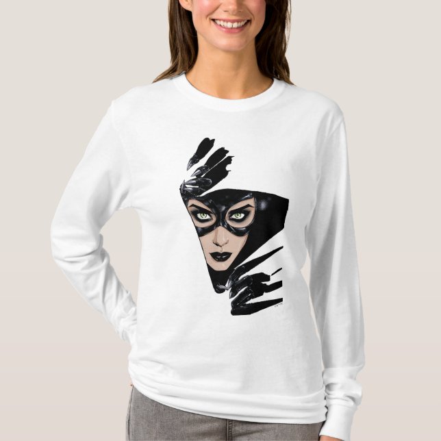 Camiseta Catwoman The Claws Are Out Cover Illustration (Anverso)
