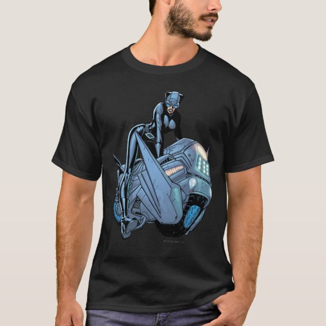 Camiseta Catwoman y bicicleta (Anverso)
